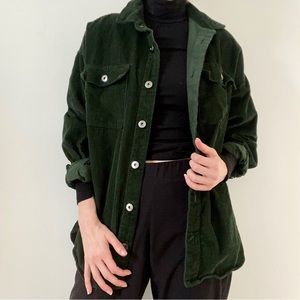 Dark Green Velvet Jacket